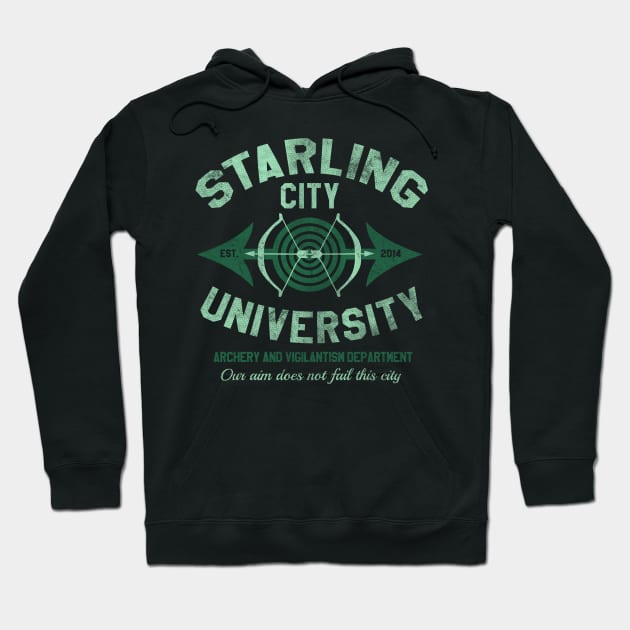 Starling City University Hoodie by Arinesart